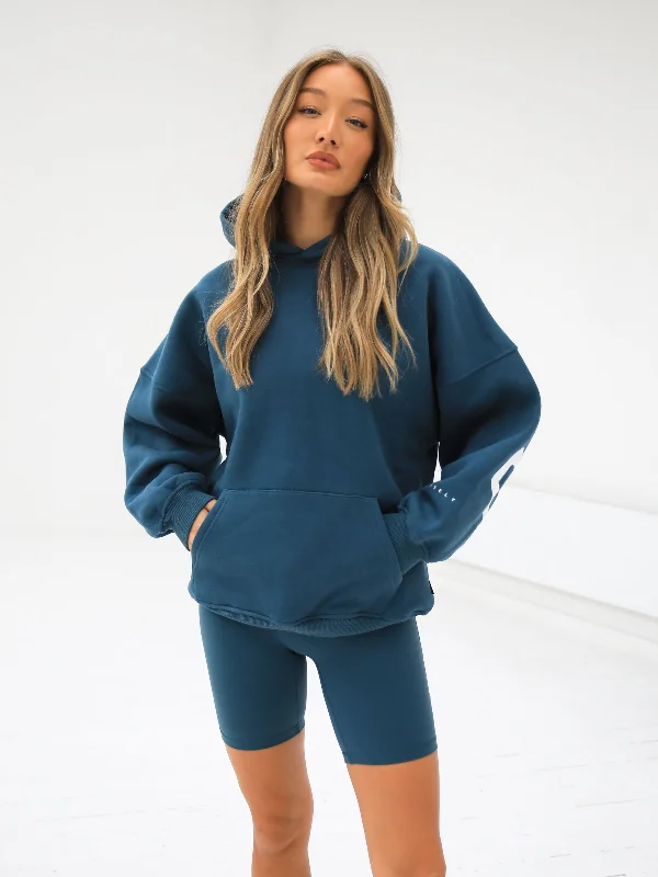 Isabel Oversized Hoodie - Dark Teal