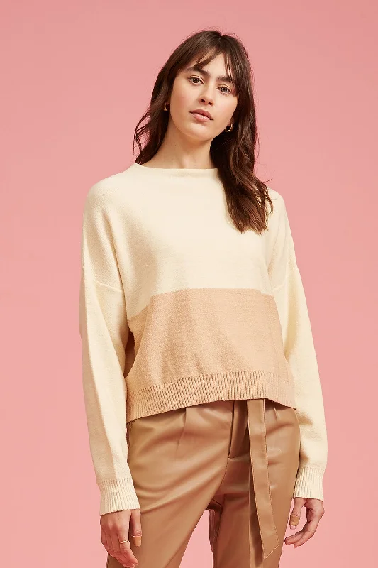 Frances Color Block Sweater