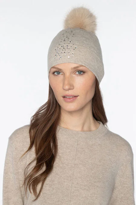 Kinross Cashmere Crystal Hat