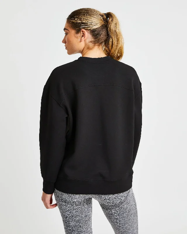 Oversized Jumper - Black