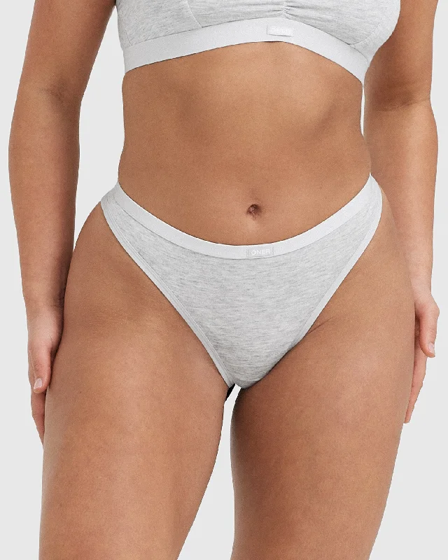 Soft Classic Thong | Grey Marl