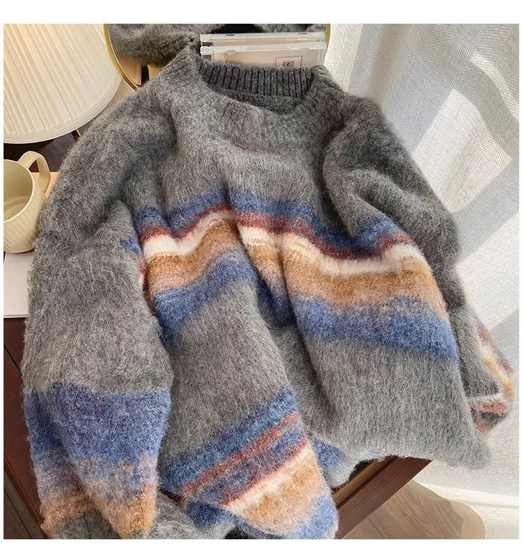 soft sweater for women round neck sweater trendy       S4912