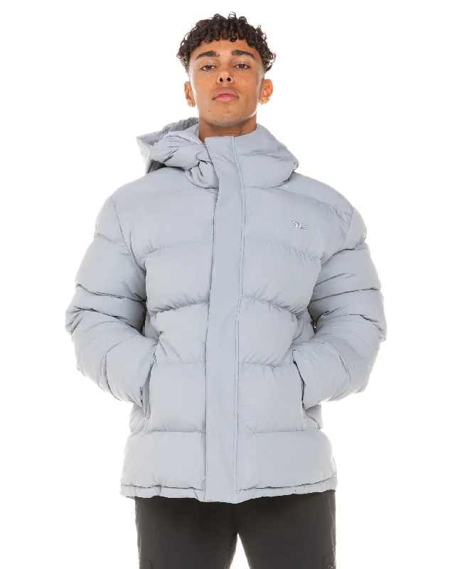 Unisex Puffer Jacket - Steel Grey