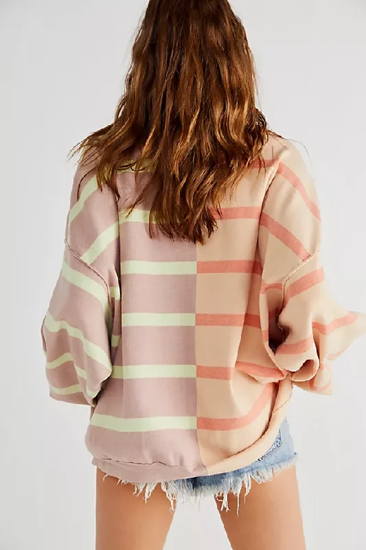 Uptown Stripe Pullover