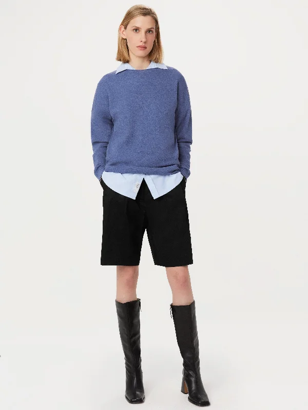 The Lightweight Crewneck Sweater in Cobalt