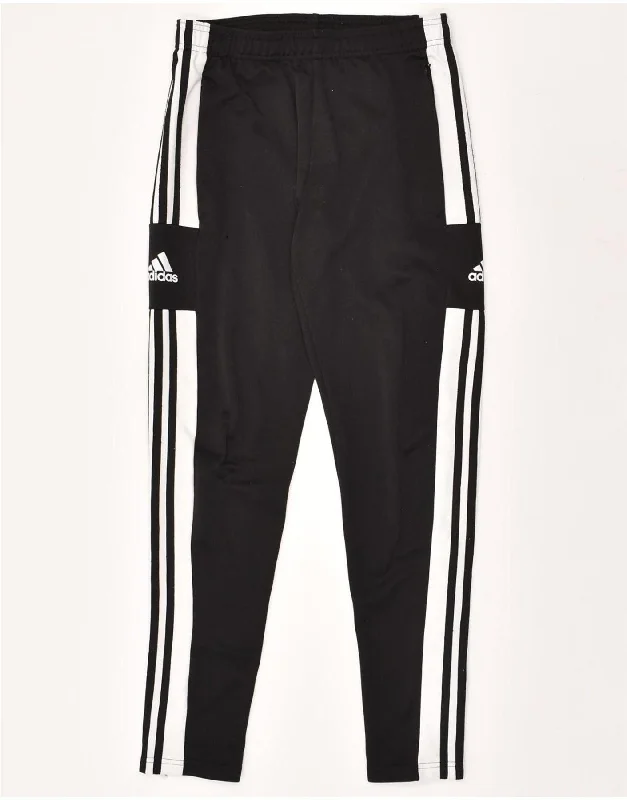 ADIDAS Womens Aeroready Tracksuit Trousers UK 10 Small Black Polyester