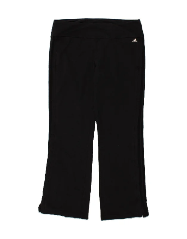 ADIDAS Womens Clima 365 Tracksuit Trousers UK 18 XL Black Cotton