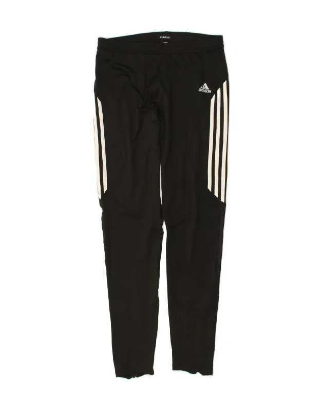 ADIDAS Womens Tracksuit Trousers UK 18 XL Black Polyester