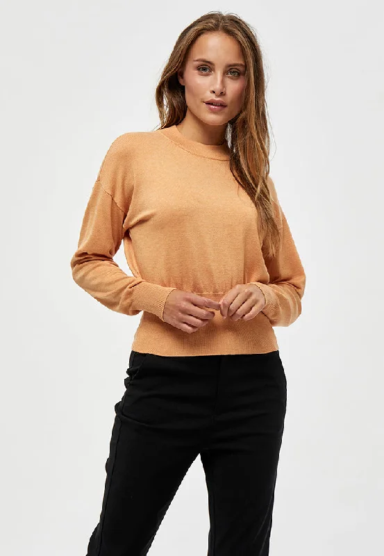 MSAmelina Knit Pullover - Apricot Tan Melange