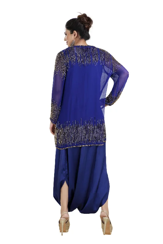 Arabian Dress Georgette With Satin Fabric Fustan