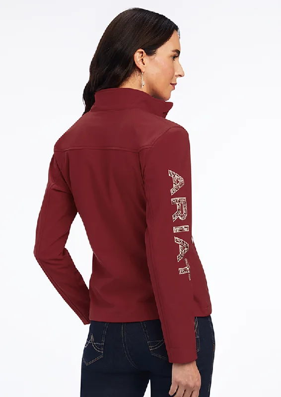 Ariat Women's New Team Softshell Jacket - SUN-DRIED TOMATO