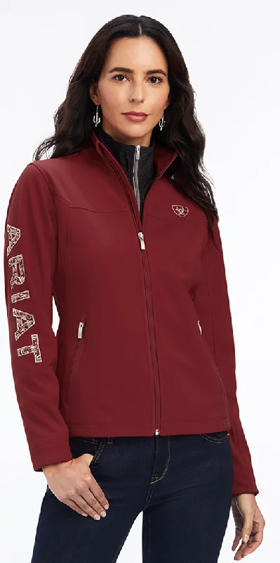 Ariat Women's New Team Softshell Jacket - SUN-DRIED TOMATO