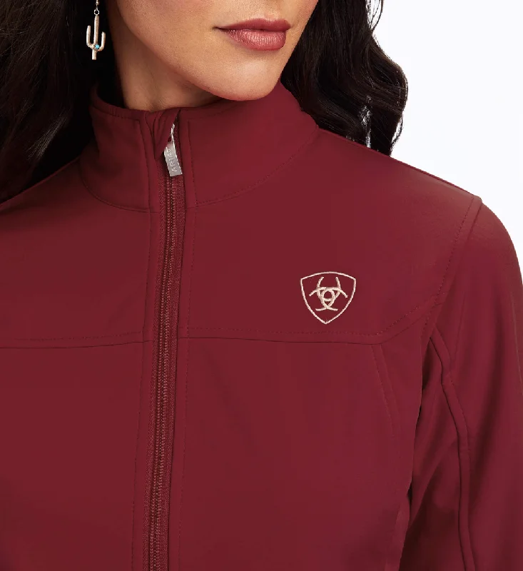 Ariat Women's New Team Softshell Jacket - SUN-DRIED TOMATO