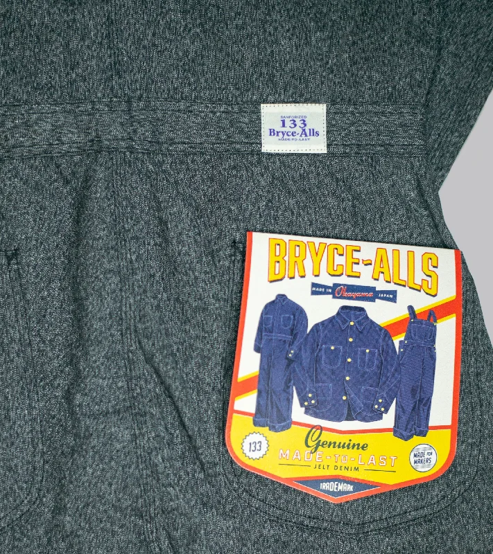 Bryce-Alls 'Tsunagi' Coverall Salt & Pepper