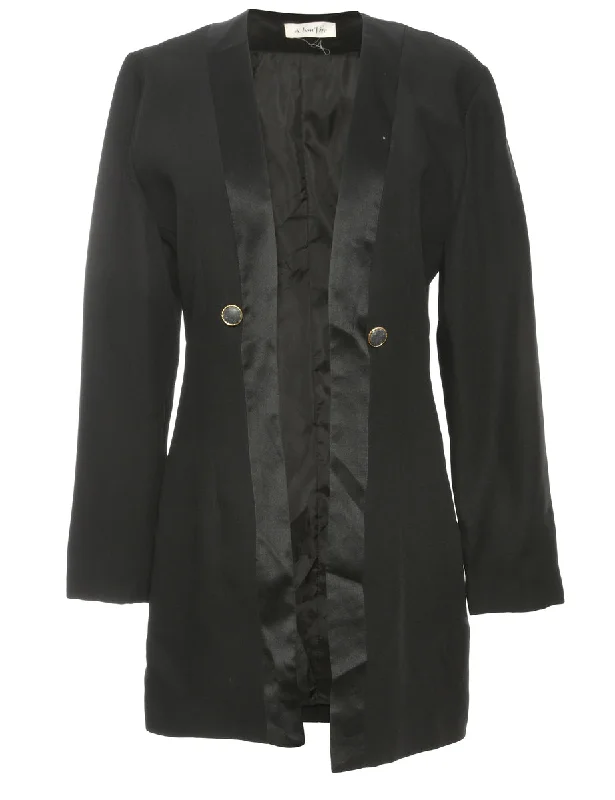 Button Front Jacket - L