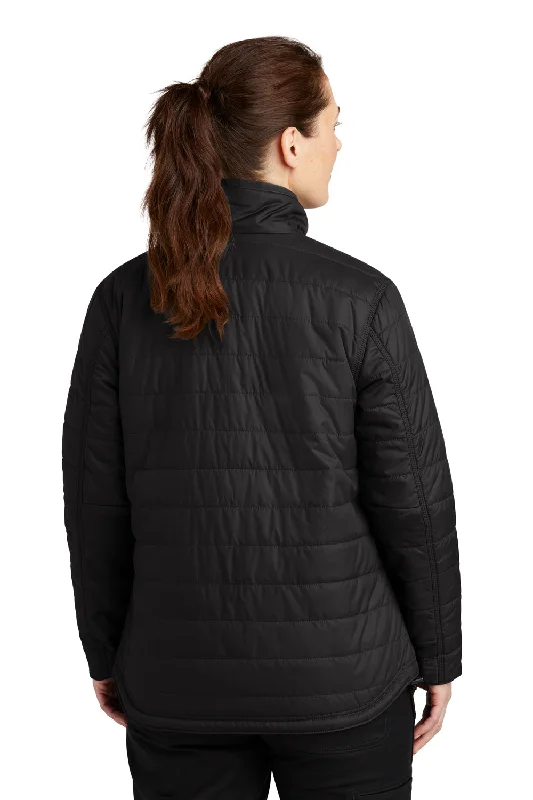 Carhartt Womens Gilliam Wind & Water Resistant Full Zip Jacket - Black