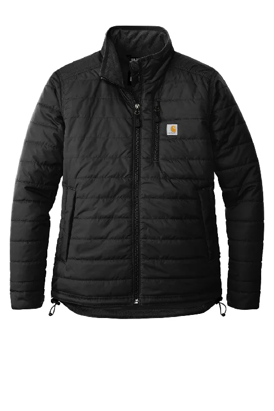 Carhartt Womens Gilliam Wind & Water Resistant Full Zip Jacket - Black