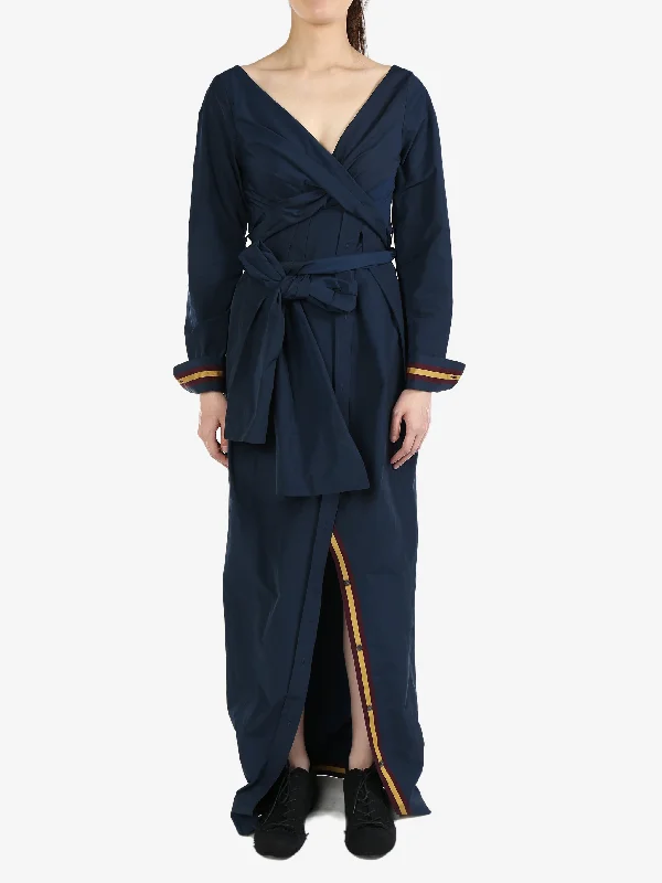 DRIES VAN NOTEN Women Pleated Mid-Length Dress