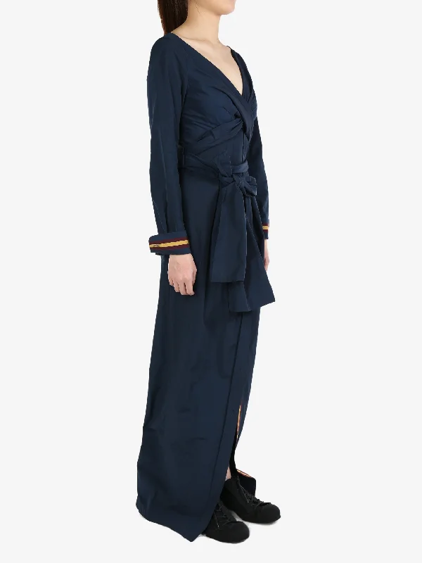 DRIES VAN NOTEN Women Pleated Mid-Length Dress