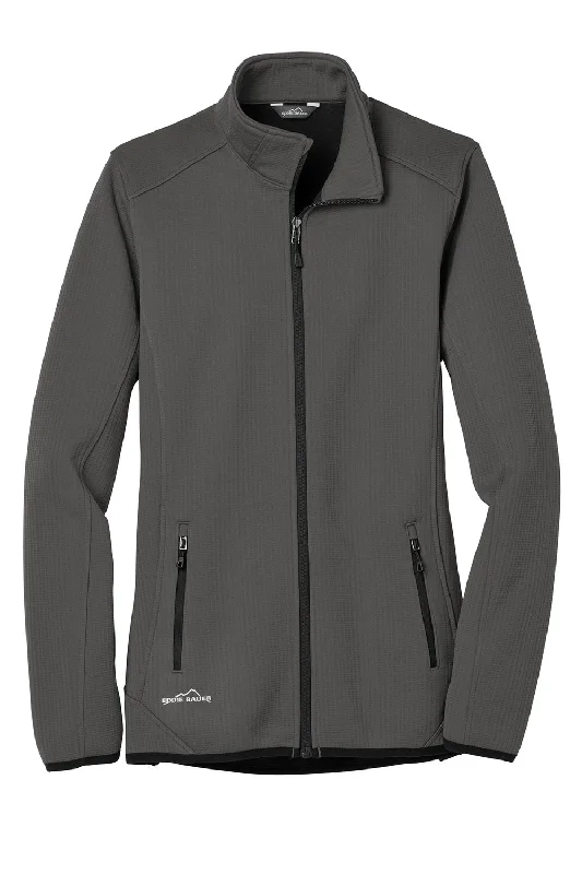 Eddie Bauer Womens Dash Pill Resistant Full Zip Jacket - Steel Grey