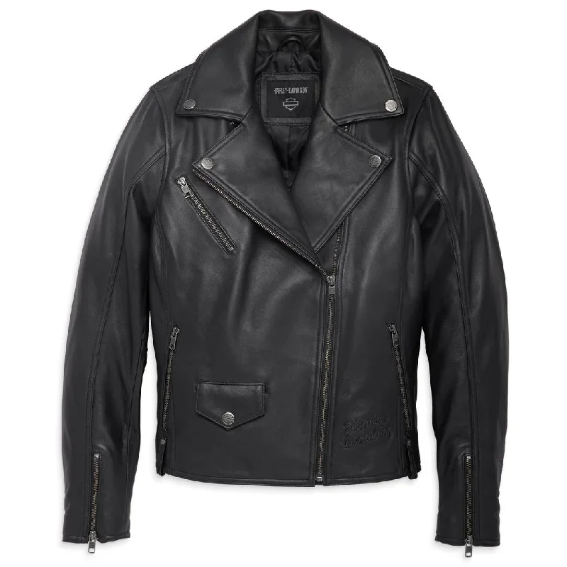 Harley-Davidson Women's Craftsmanship Leather Biker Jacket