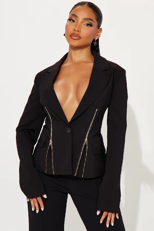 Hold It Down Blazer - Black