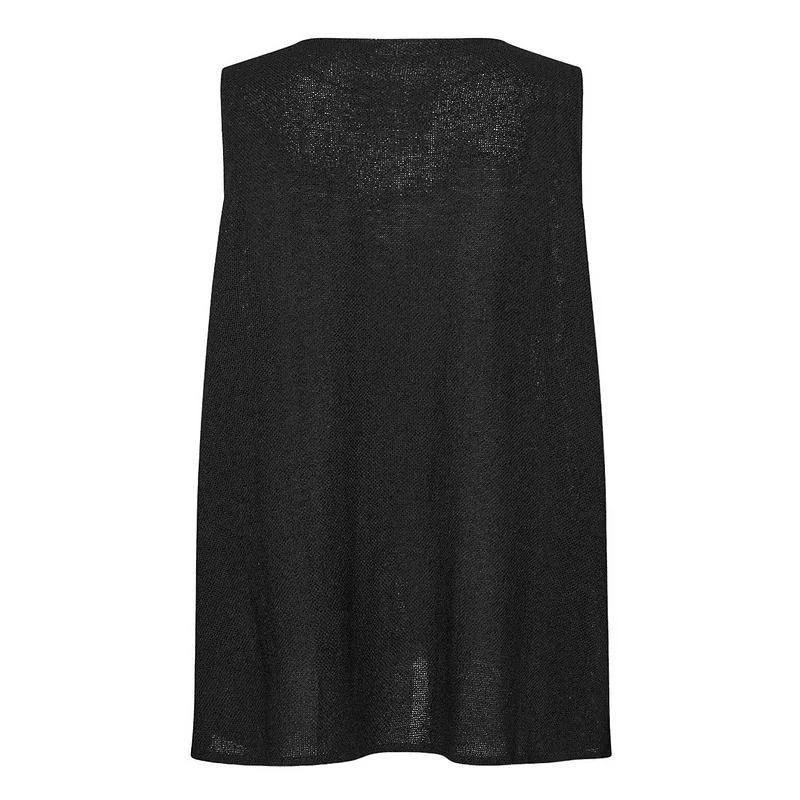 Jett Boucle Waistcoat Black