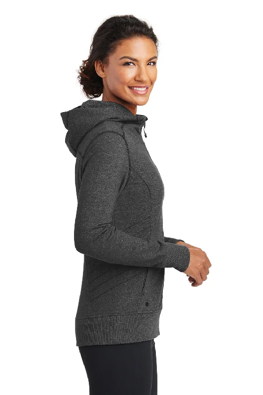 Ogio Womens Endurance Cadmium French Terry Full Zip Hooded Jacket - Blacktop - Closeout