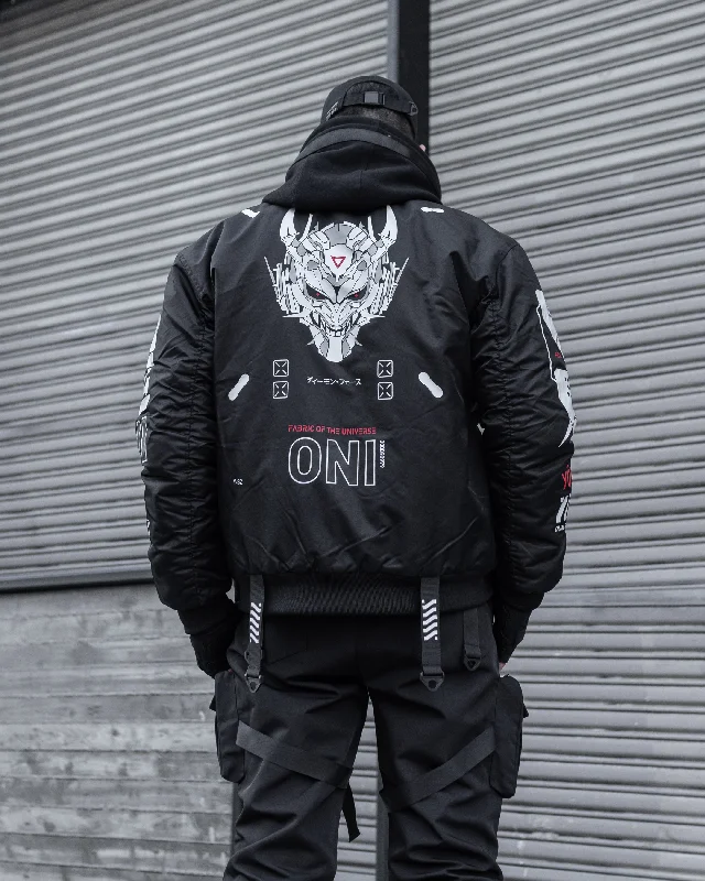 ONI Black Bomber Jacket