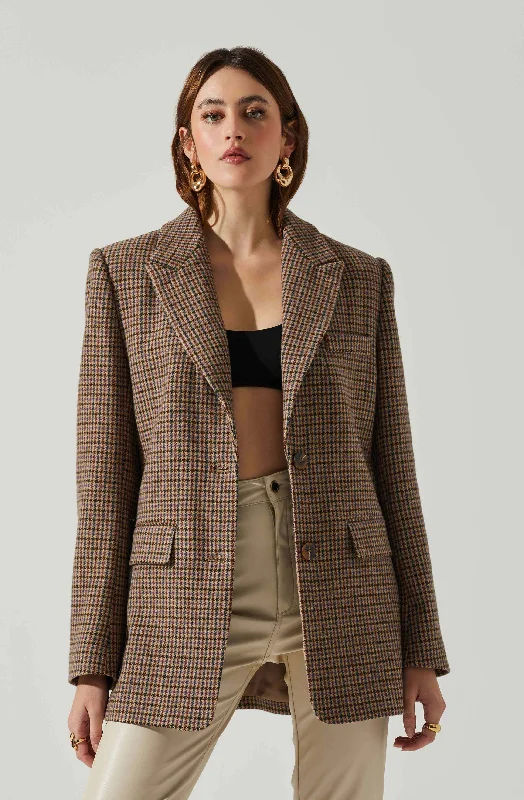 Pauline Plaid Oversized Blazer