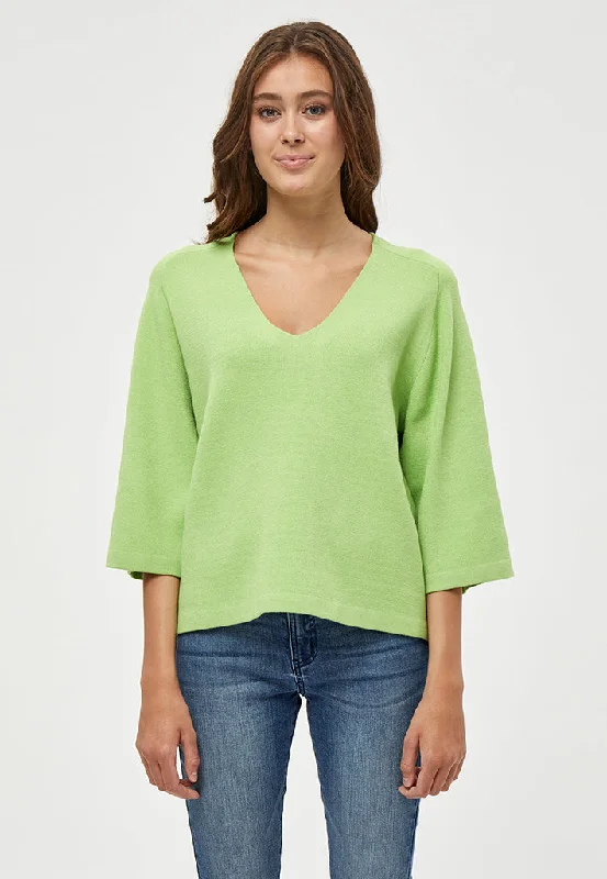 PCRosalia Knit Pullover - Opaline Green