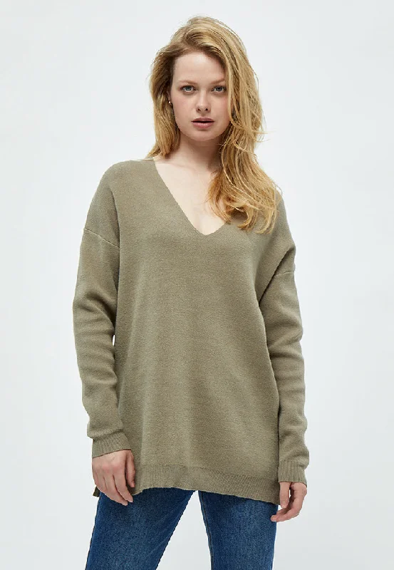 PCRosalia Knit Pullover - Winter Twig Sand