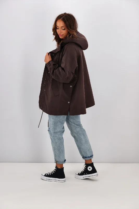 RPM Harlow Jacket Chocolate Plum