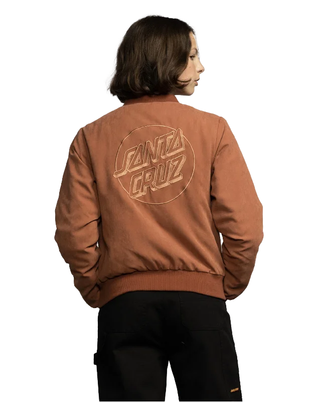 Opus Dot Bomber Jacket in Clay