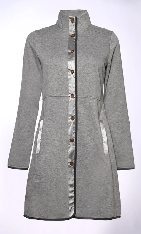 Stylish Front-Open Fleece Jacket With Pockets