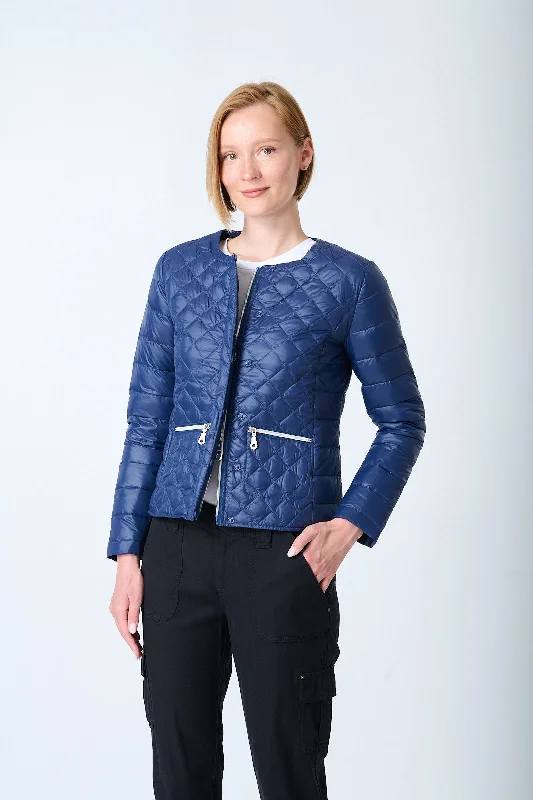 Diamond Quilted Travel Jacket