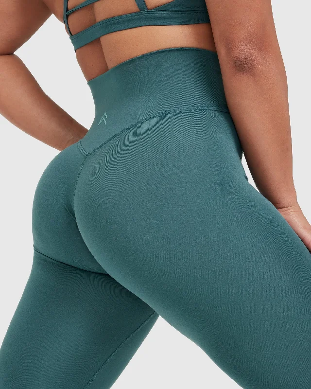 Timeless High Waisted Leggings | Marine Teal