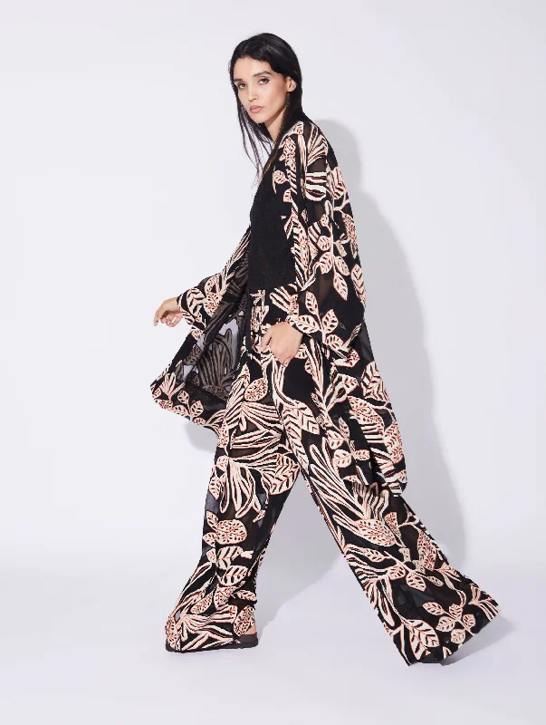 Tokyo burnout print  kimono