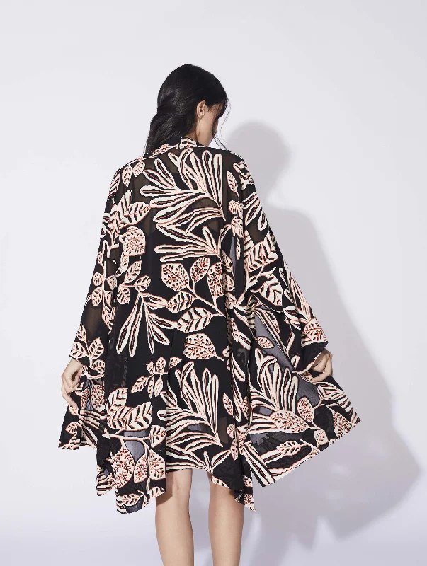 Tokyo burnout print  kimono