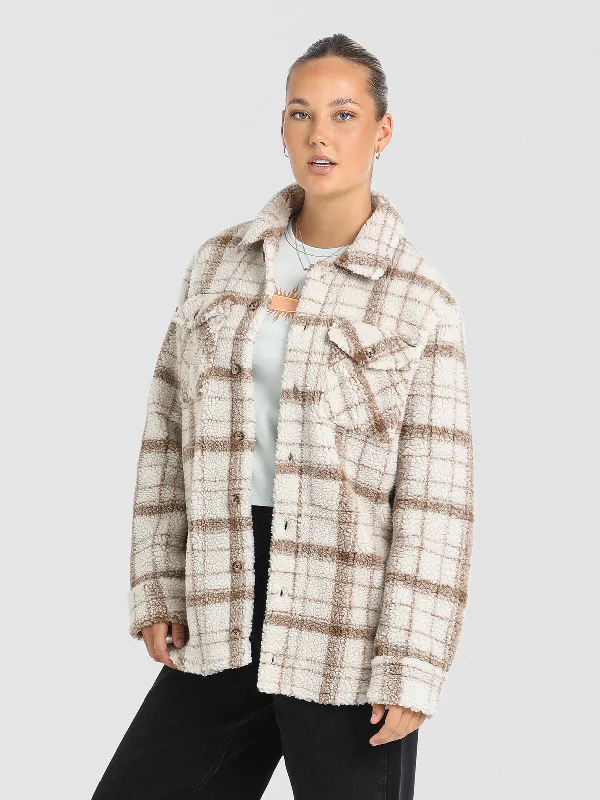 Volcom Silent Sherpa Jacket Cloud