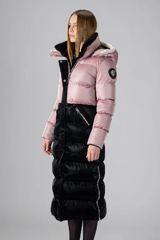 Women's Bird Of Paradise Coat - Arctic Rose/all Wet Black