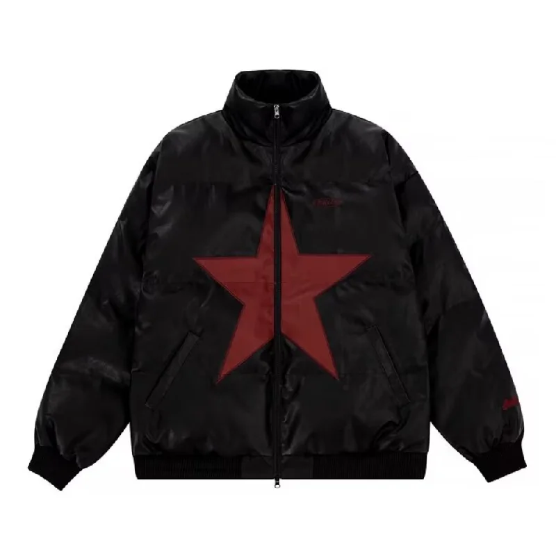 Women's High Street Star PU Coat