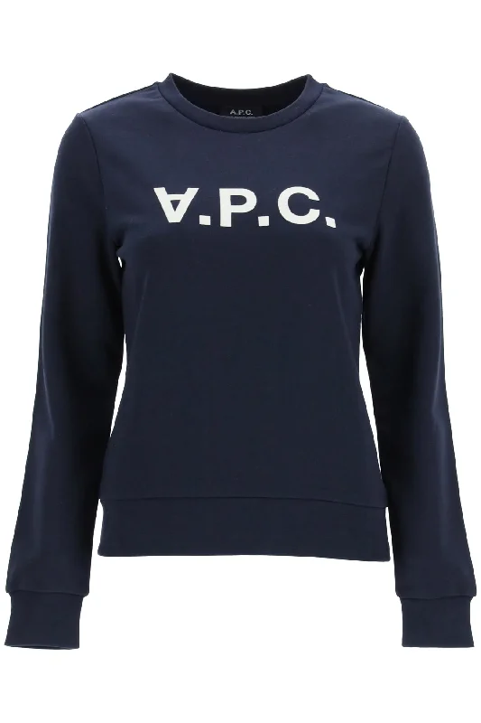 A.p.c. sweatshirt logo COFAX F27644 DARK NAVY