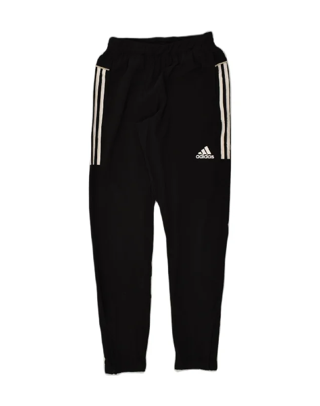 ADIDAS Womens Tracksuit Trousers Small Black Polyester