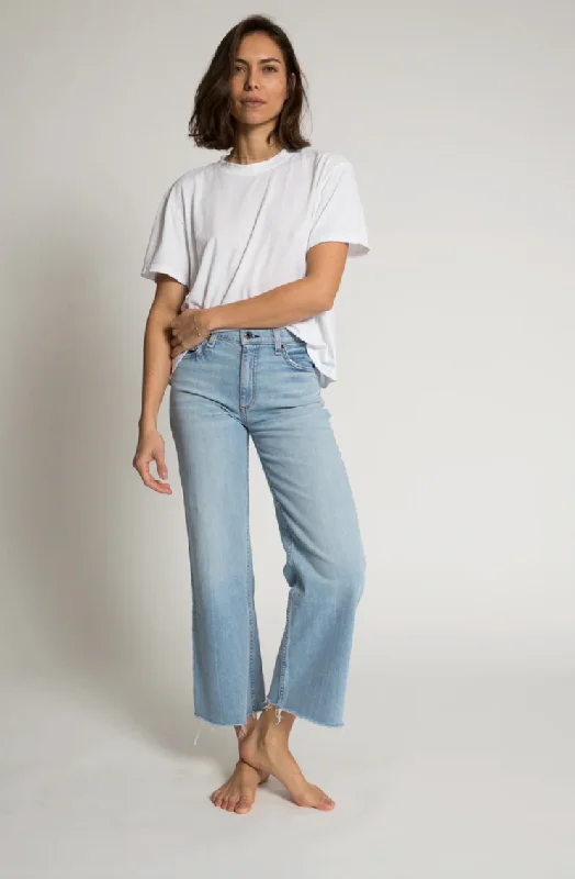 Askk Crop Wide Leg Denim