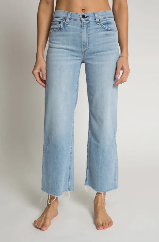 Askk Crop Wide Leg Denim