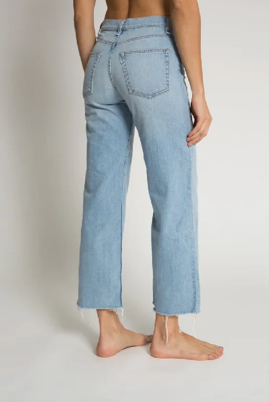 Askk Crop Wide Leg Denim