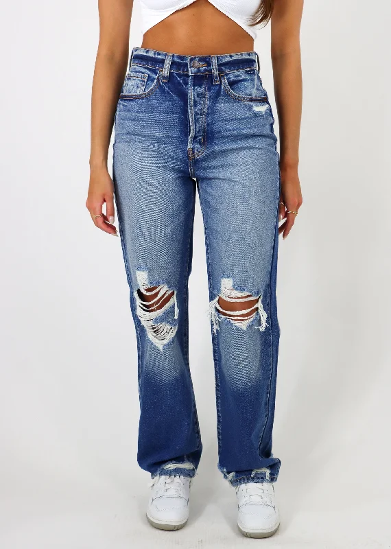 Hear Me Out Dad Jeans ★ Medium Wash