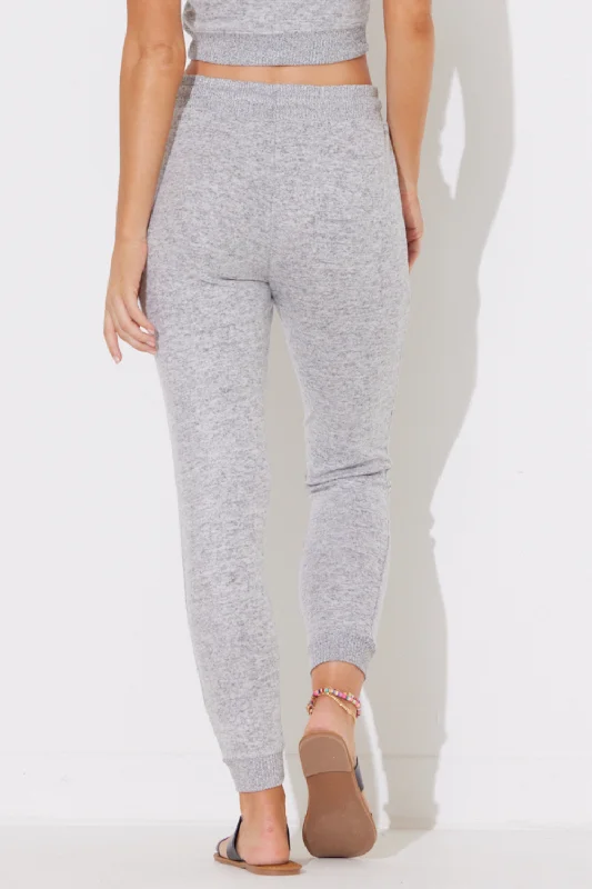 Heather Grey Hacci Jogger