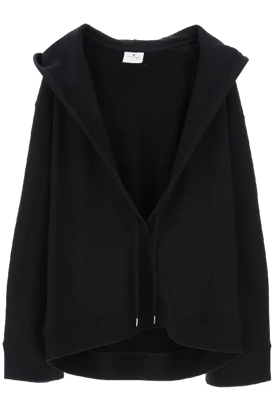 Courreges hyperbole cocoon hood 224JHO030JS0143 BLACK